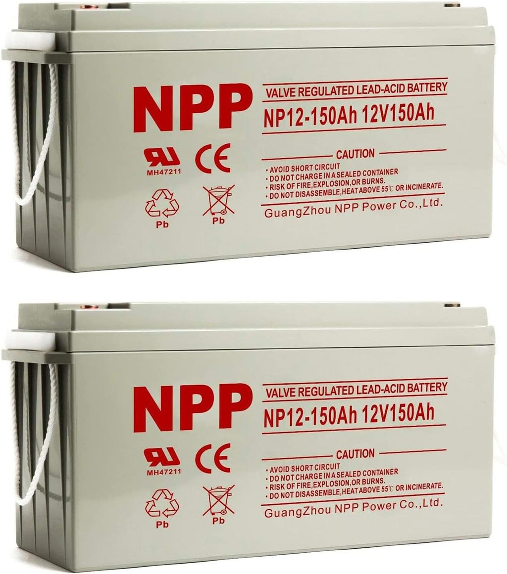 12V 100Ah AGM Rechargeable Battery, Deep Cycle for RV, Marine, and Off-Grid P98068