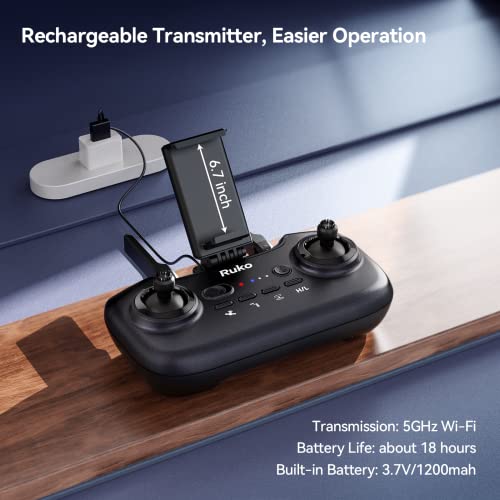 Drone with Camera 4K, Under 249g, 60 Mins Flight, GPS Auto Return, Foldable L67560