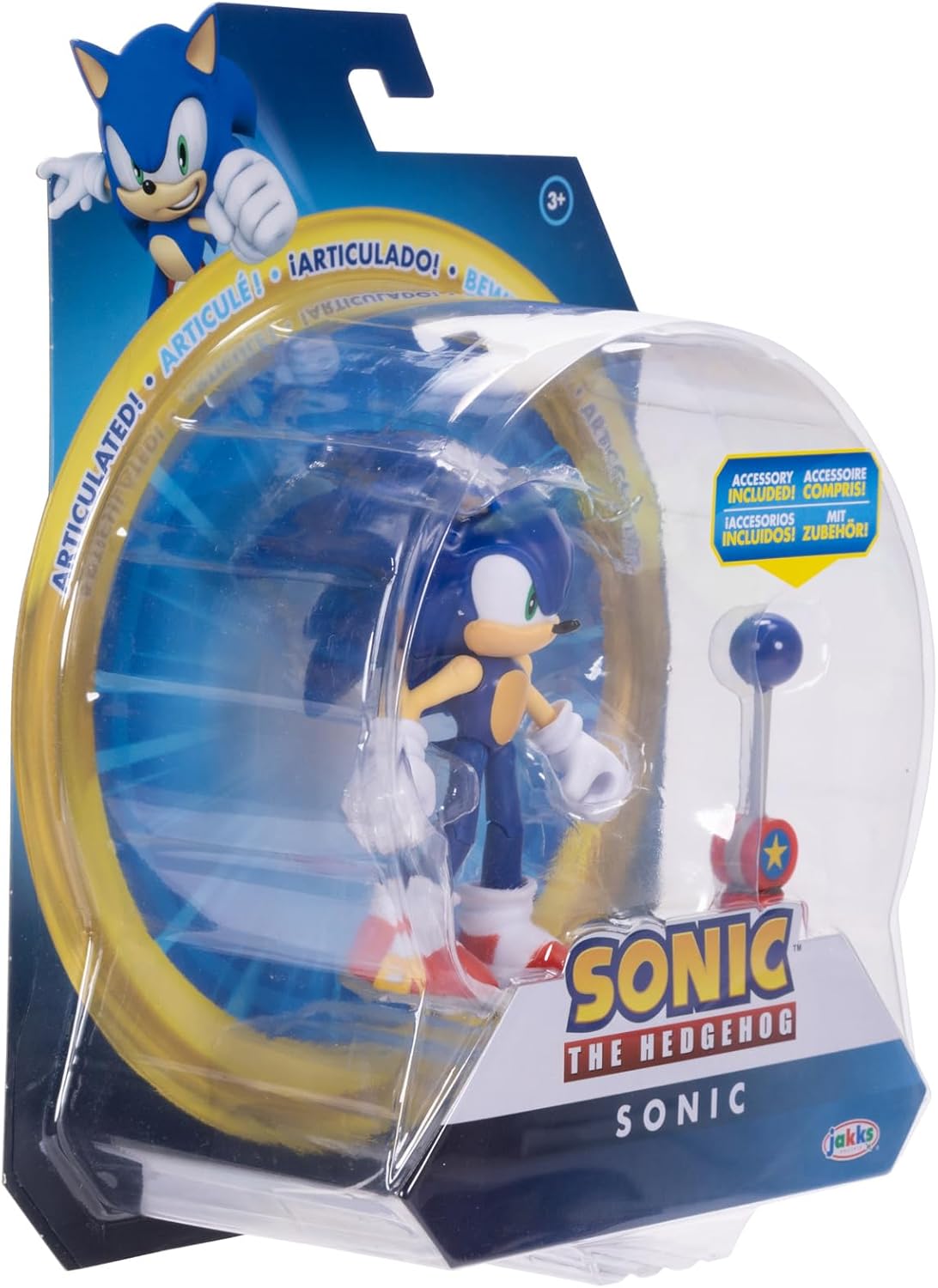 Sonic Action Figure with Blue Checkpoint Accessory, Ages 3+ Q264158