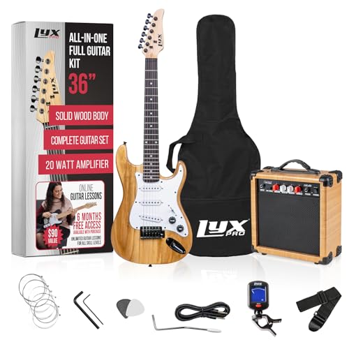 3/4 Size Electric Guitar Kit for Kids with Amp and Accessories V60944