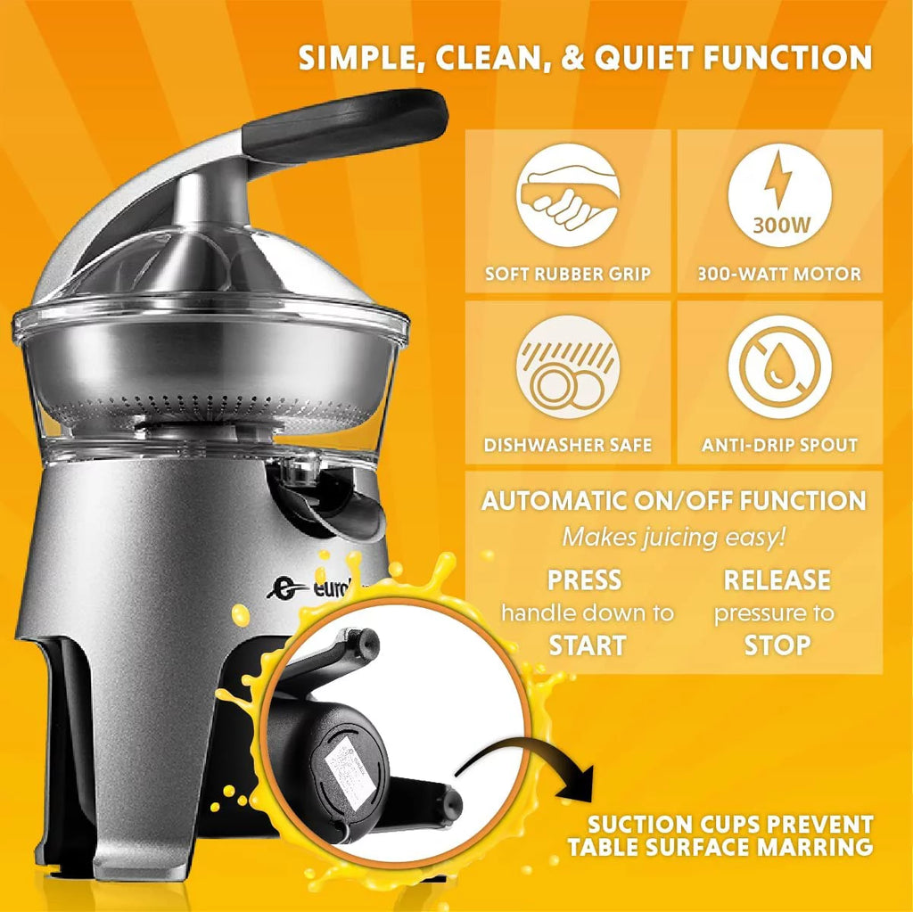 Electric Citrus Juicer Squeezer for Orange, Lemon, Grapefruit, 300W M521664