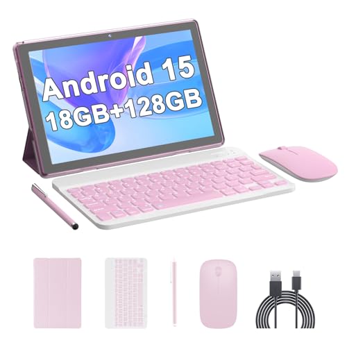 10 inch 2 in 1 Tablet with Keyboard Mouse Case Stylus, 8GB+64GB, IPS Touch Screen G53405