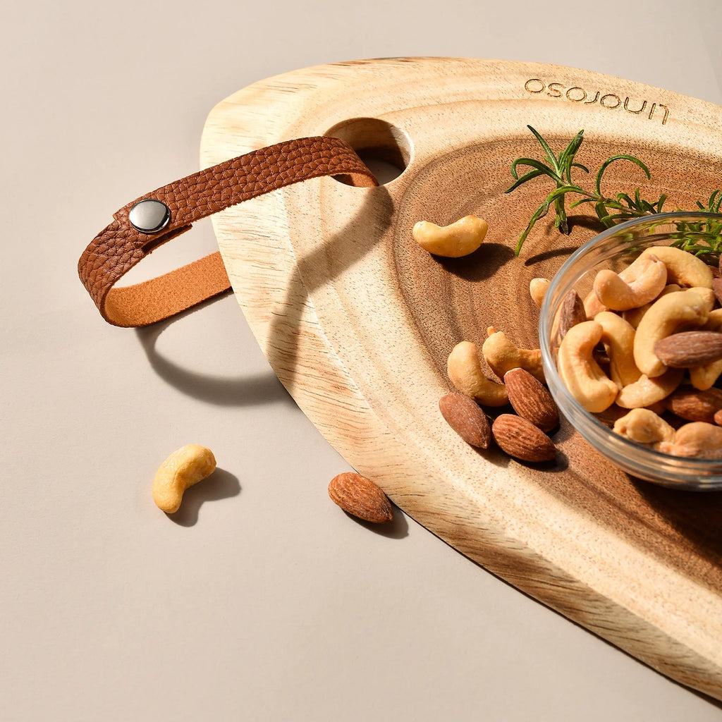 Acacia Wood Charcuterie Board for Serving Meats, Cheese & Bread N687160