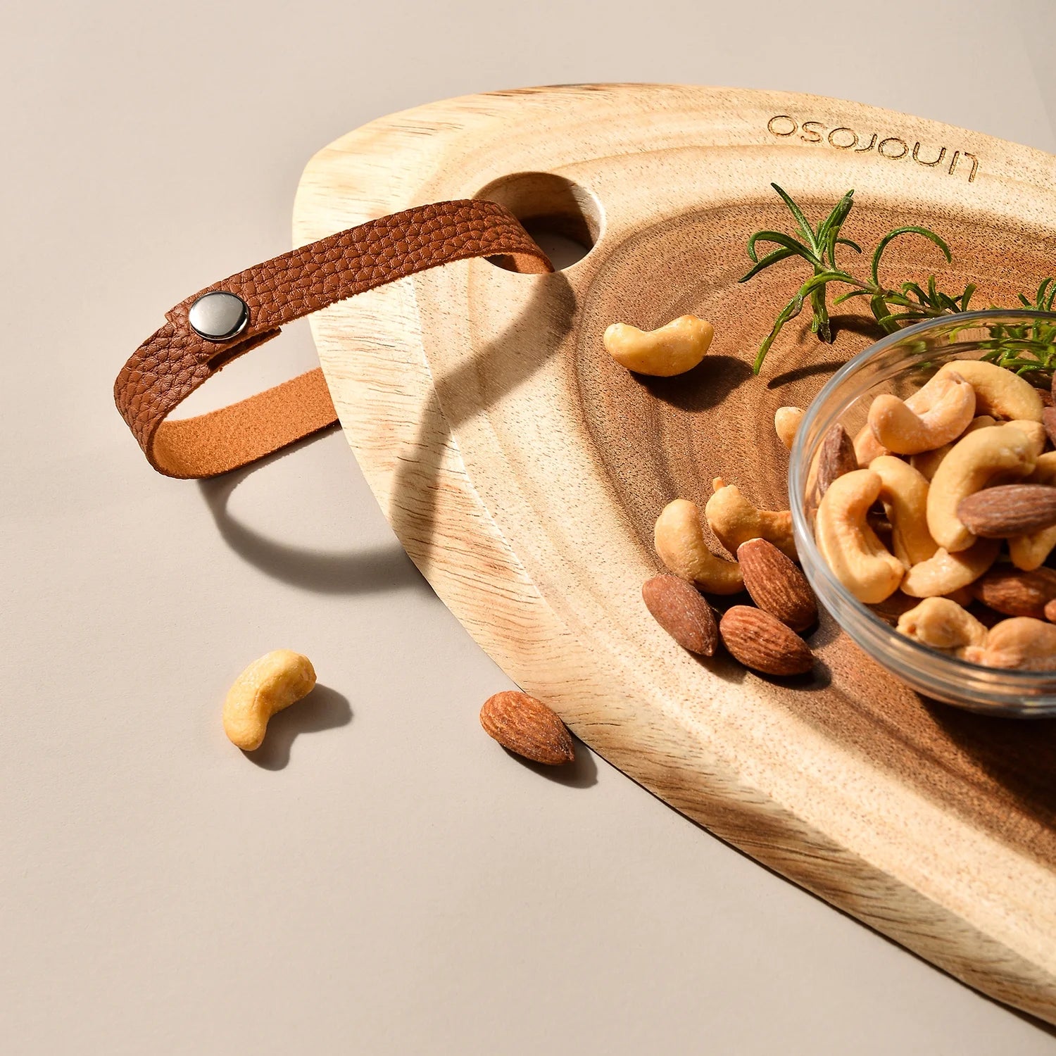 Acacia Wood Charcuterie Board for Serving Meats, Cheese & Bread N687160
