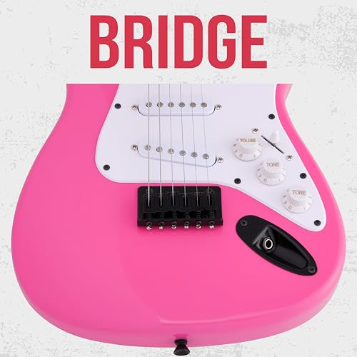 3/4 Size Electric Guitar Kit for Kids with Amp and Accessories V60944