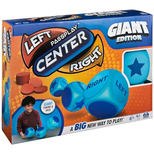 Giant Edition Family Board Game with Oversized Gameboard Cards Spinner U7841