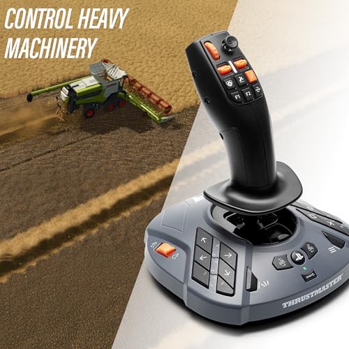 SimTask Steering Kit with Adjustable Clamp and Spinner Knob for Truck and Farm Simulation Gaming J334