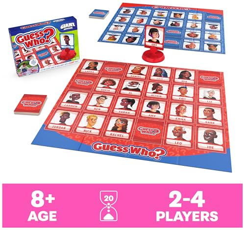 Giant Edition Family Board Game with Oversized Gameboard Cards Spinner U7841