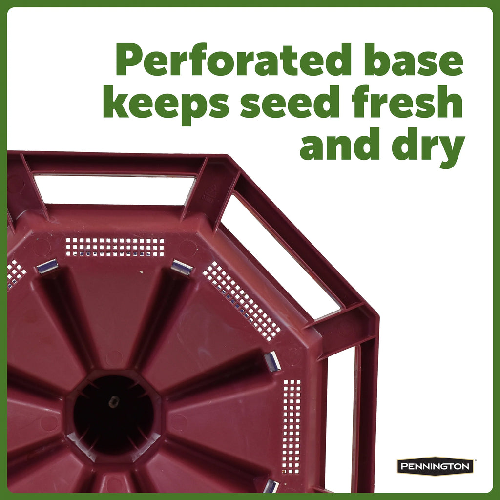 Red Recycled Plastic Wild Bird Hopper Feeder, 7 lb, 2 Pack K418