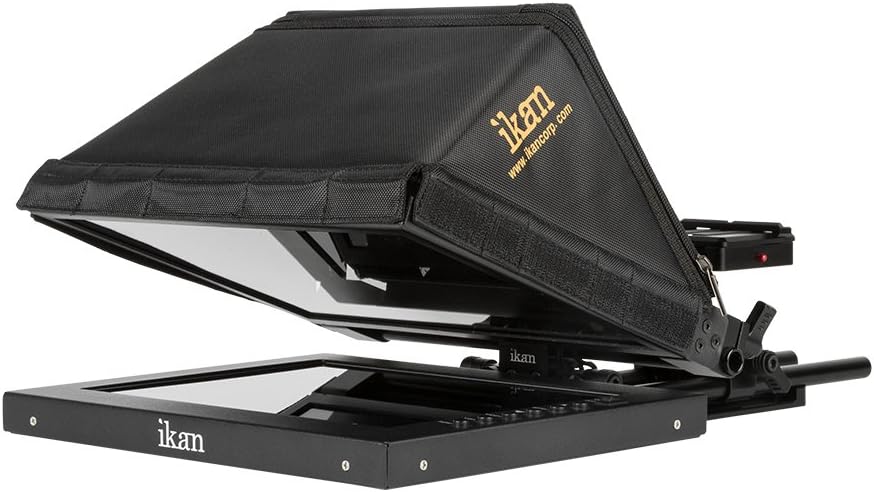 12-inch Portable Teleprompter Kit with Adjustable Glass Frame C4949