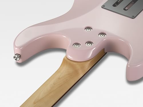 Electric Guitar with Gig Bag, Ash Pink Q94066
