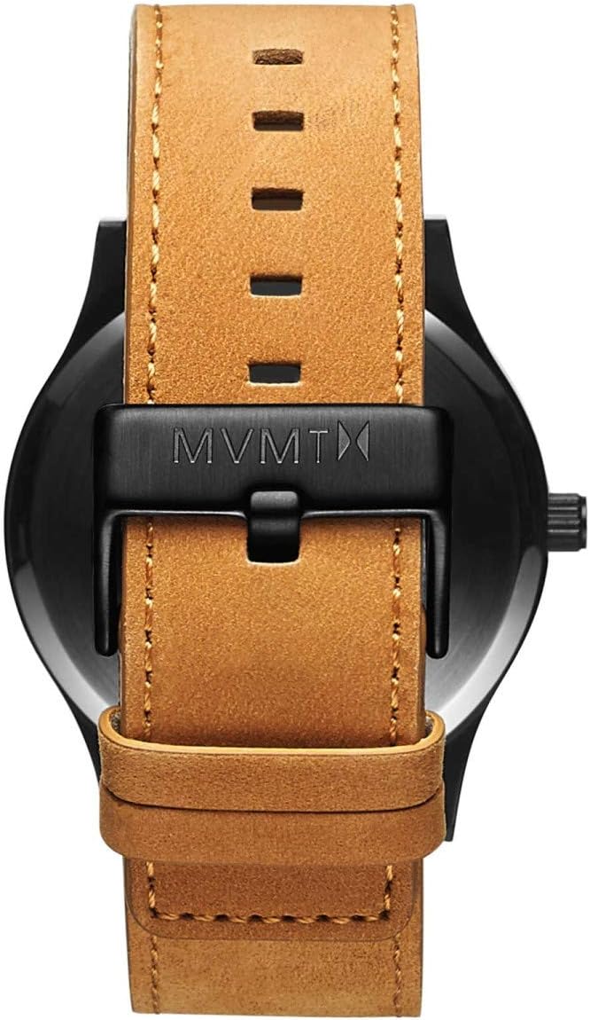 Men's 45mm Analog Leather Strap Watch X26667