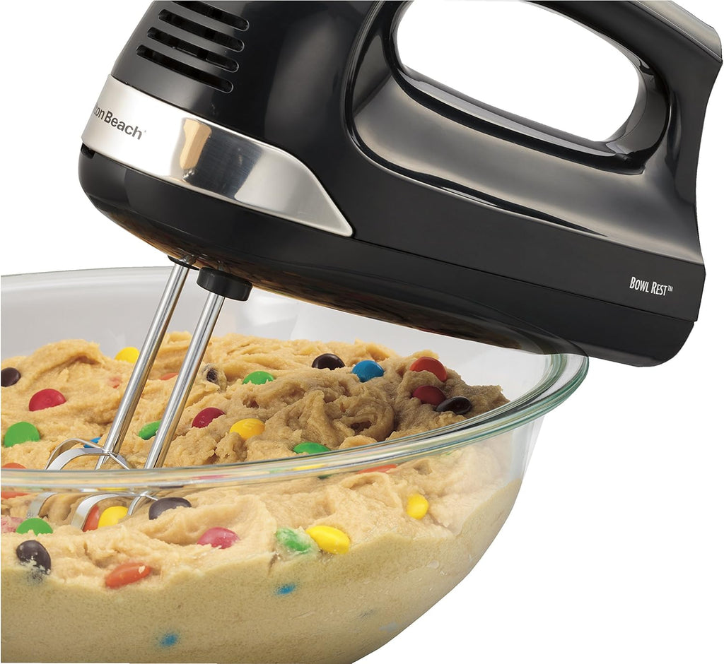 6-Speed Electric Hand Mixer with Storage Case and Whisk Z3818