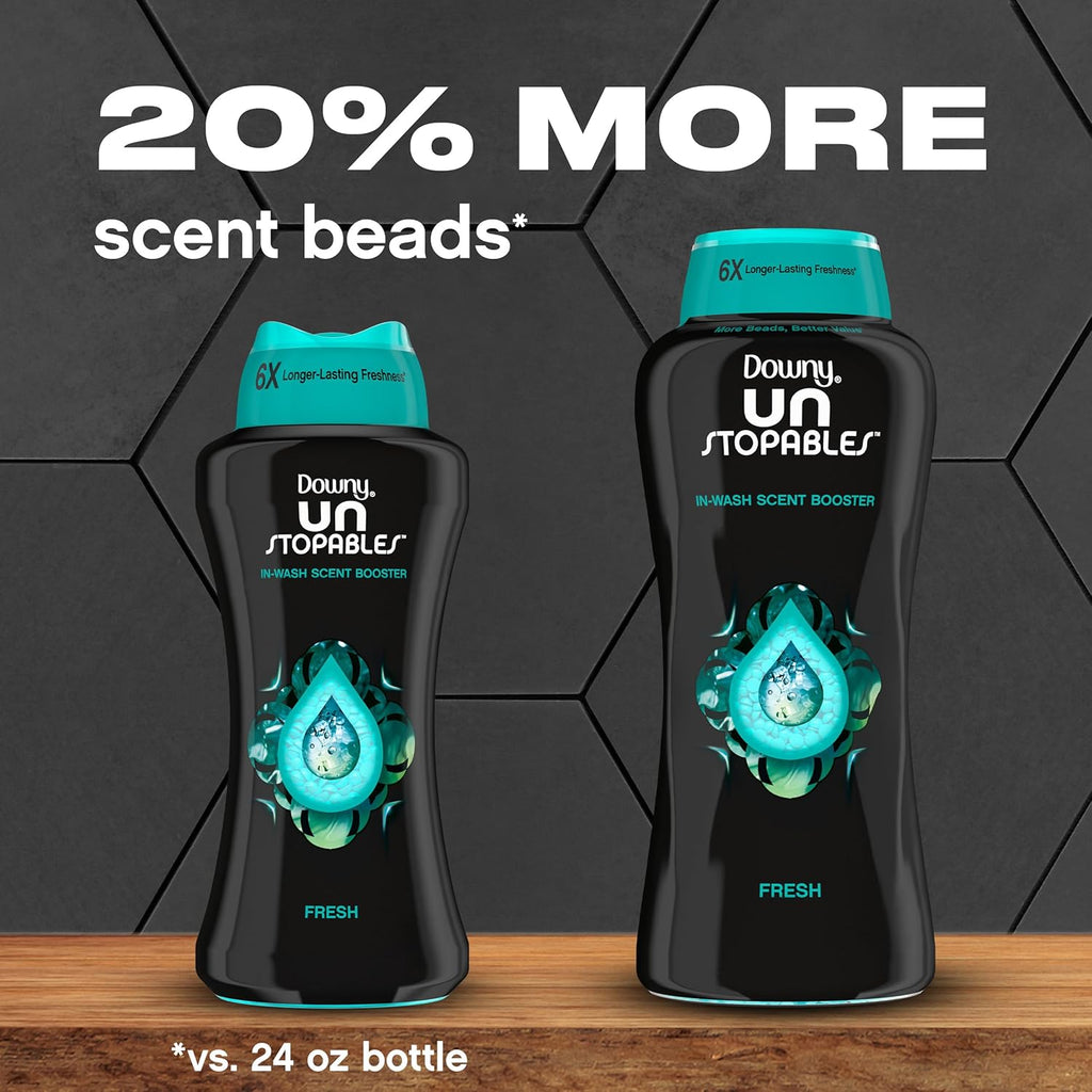 In-Wash Laundry Scent Booster Beads, Fresh, 30.1 oz T318