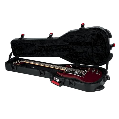 Molded Flight Case for Strat/Tele Style Electric Guitars with TSA Locking Latch U665
