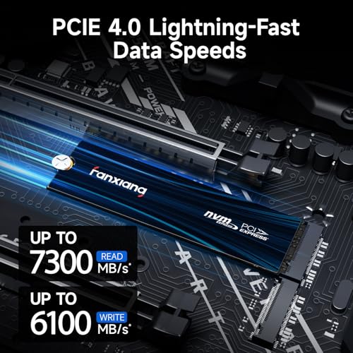 NVMe SSD 500GB PCIe 4.0 M.2 2280 Internal Solid State Drive E32479