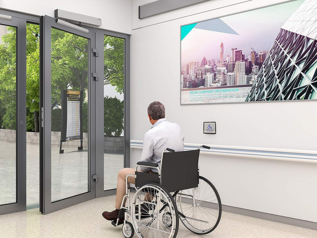 ADA Swing Door Operator with Stainless Steel Push Buttons P9121