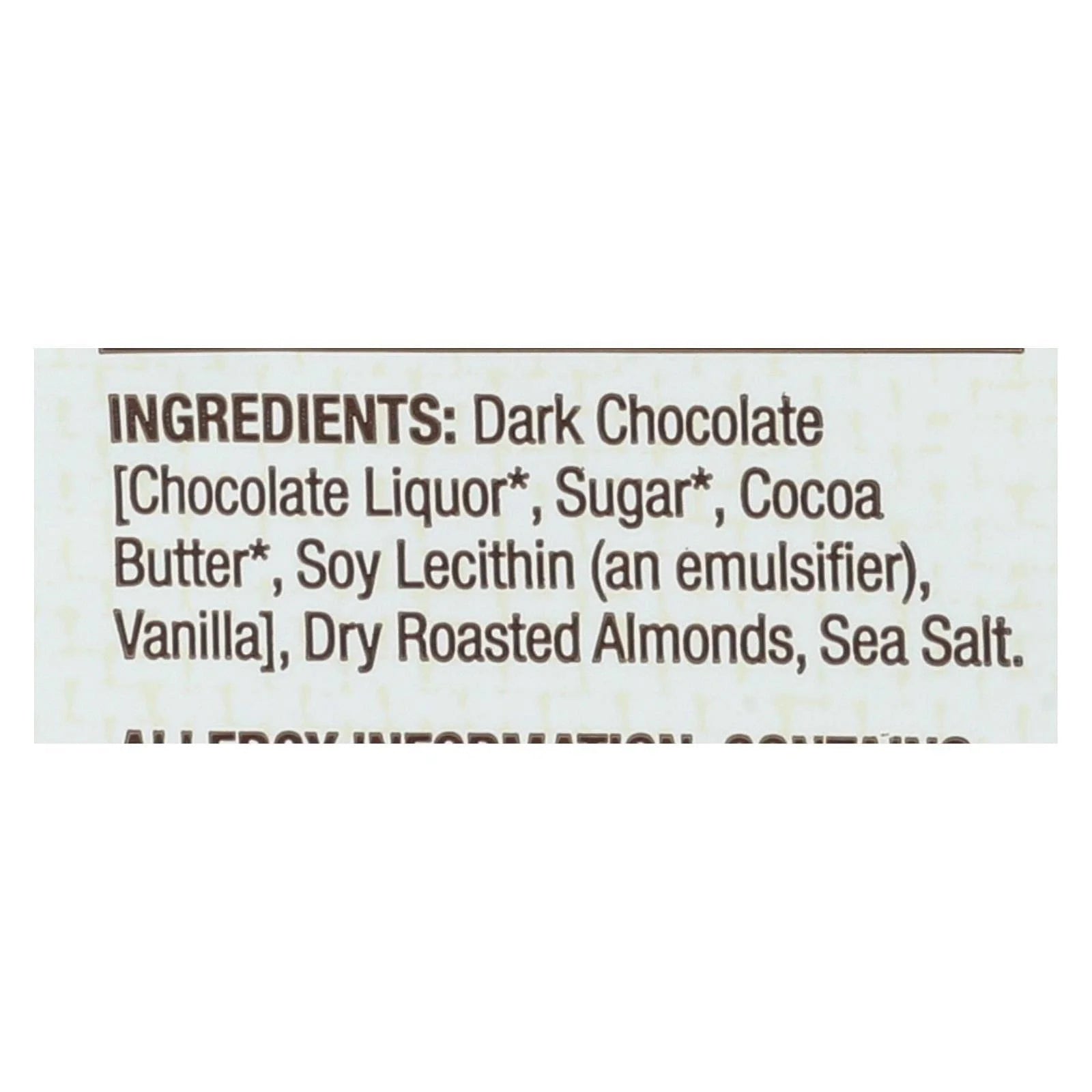 Dark Chocolate Almond Snack Bars with Sea Salt P1664