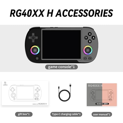 Retro Handheld Game Console with 4-Inch IPS Screen A575