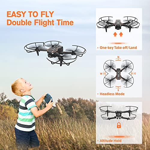 Mini Drone with Camera for Kids, Remote Control Helicopter Toy with 1080P FPV R98537