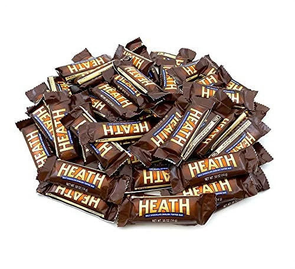 Milk Chocolate English Toffee Candy Bars, Individually Wrapped, 16 oz K1432