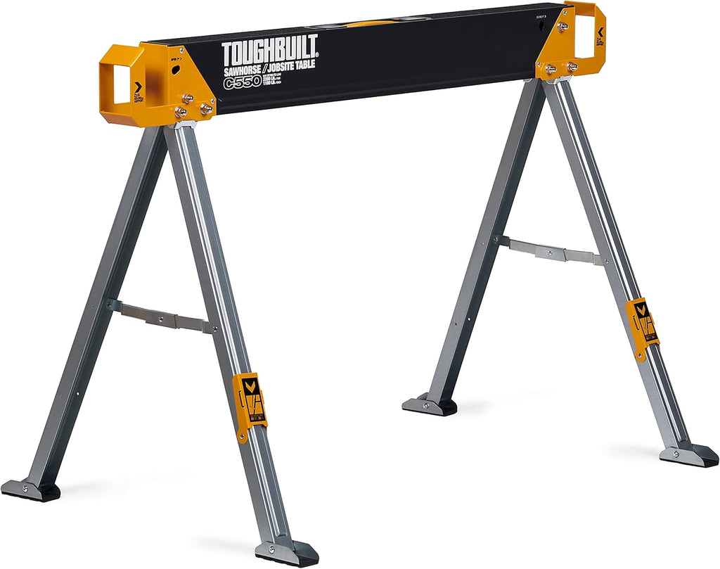 Folding Sawhorse Jobsite Table with Carry Handle N569924