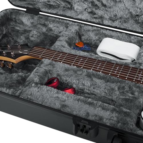 Molded Flight Case for Strat/Tele Style Electric Guitars with TSA Locking Latch U665