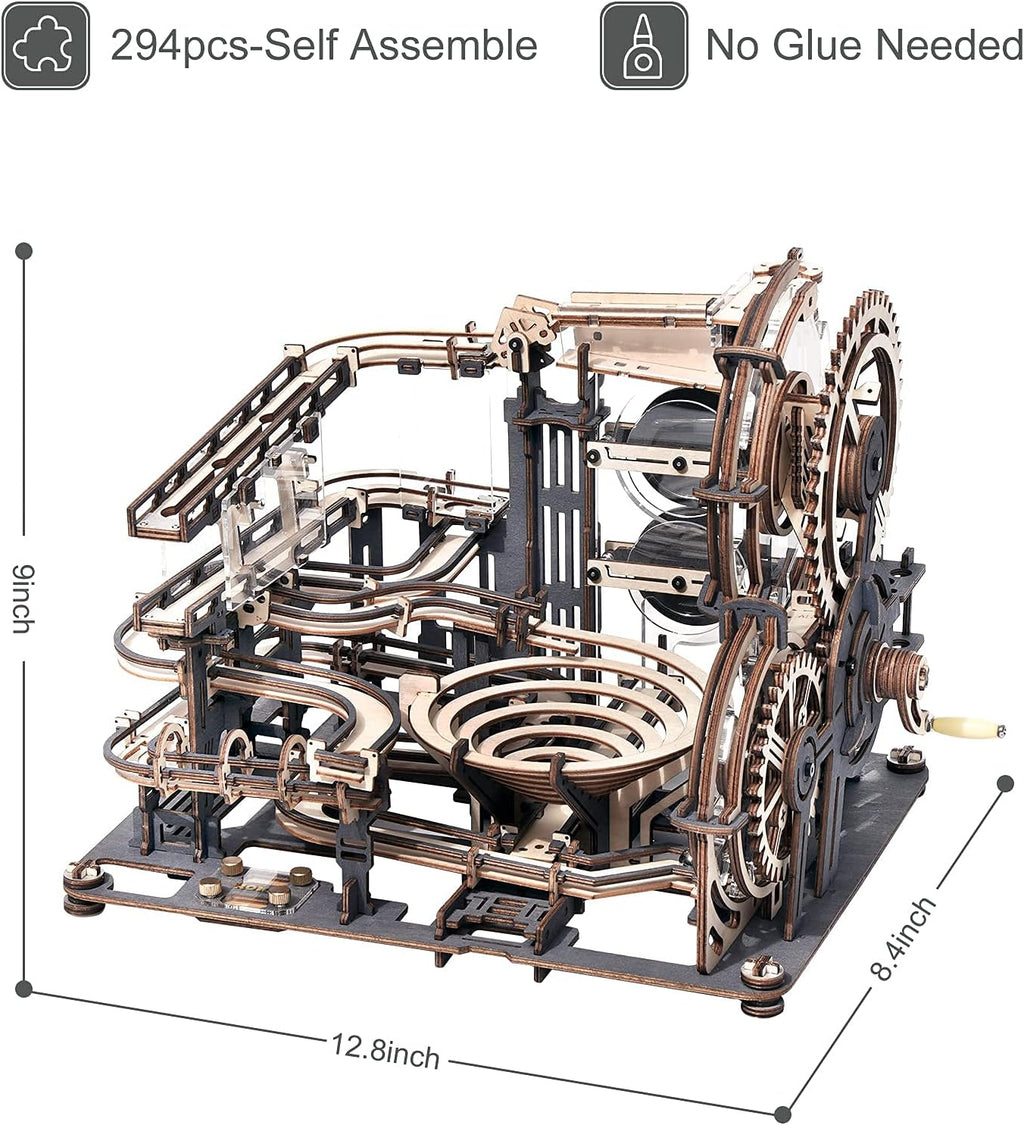 3D Wooden Marble Run Chain Model Building Kit for Adults L870382