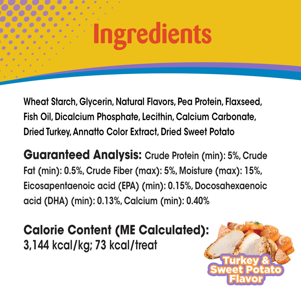 Puppy Chew Treats, Turkey & Sweet Potato Flavor, Small A590