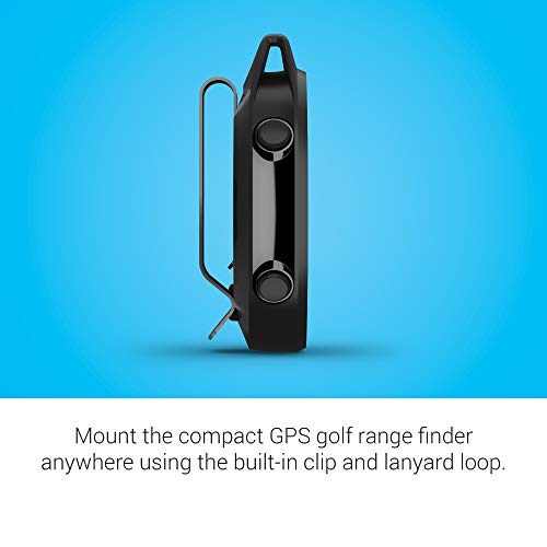 Clip-on Golf GPS Rangefinder with Preloaded Courses M37155
