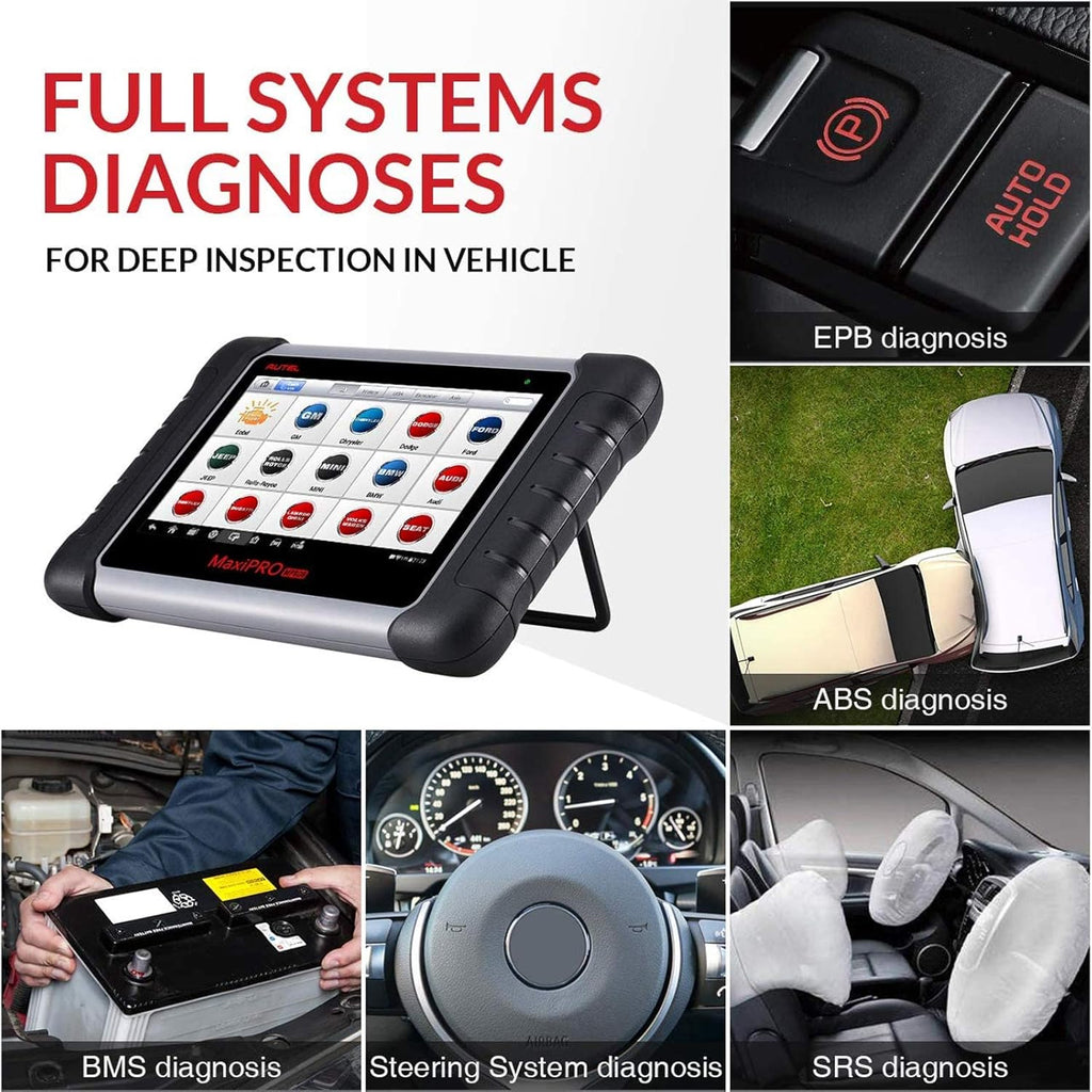 Autel MaxiPRO MP808TS, Full TPMS Service Diagnostic Scanner with 30+ Special Functions and Wireless BT Y8712