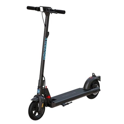 HOVERFLY X1 Electric Scooter for Adults, Anti Flat 8.5" Solid Tire, Max 10 Mile Range and 15.5Mph Speed Power by 250W Motor, Lightweight Portable Foldable Commuting E Scooter with EABS&Disc Brake