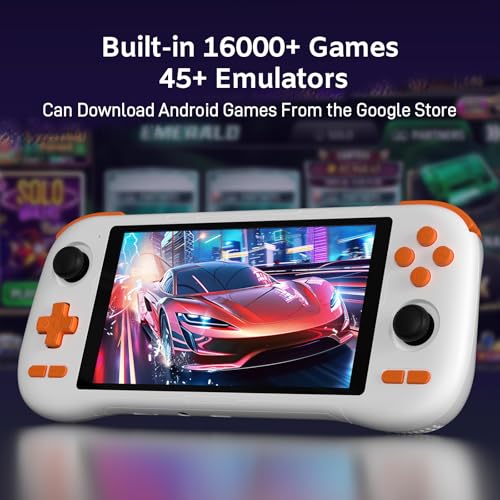 Retro Handheld Game Console with 7000+ Games, 5.5 Inch Touch Screen L12174