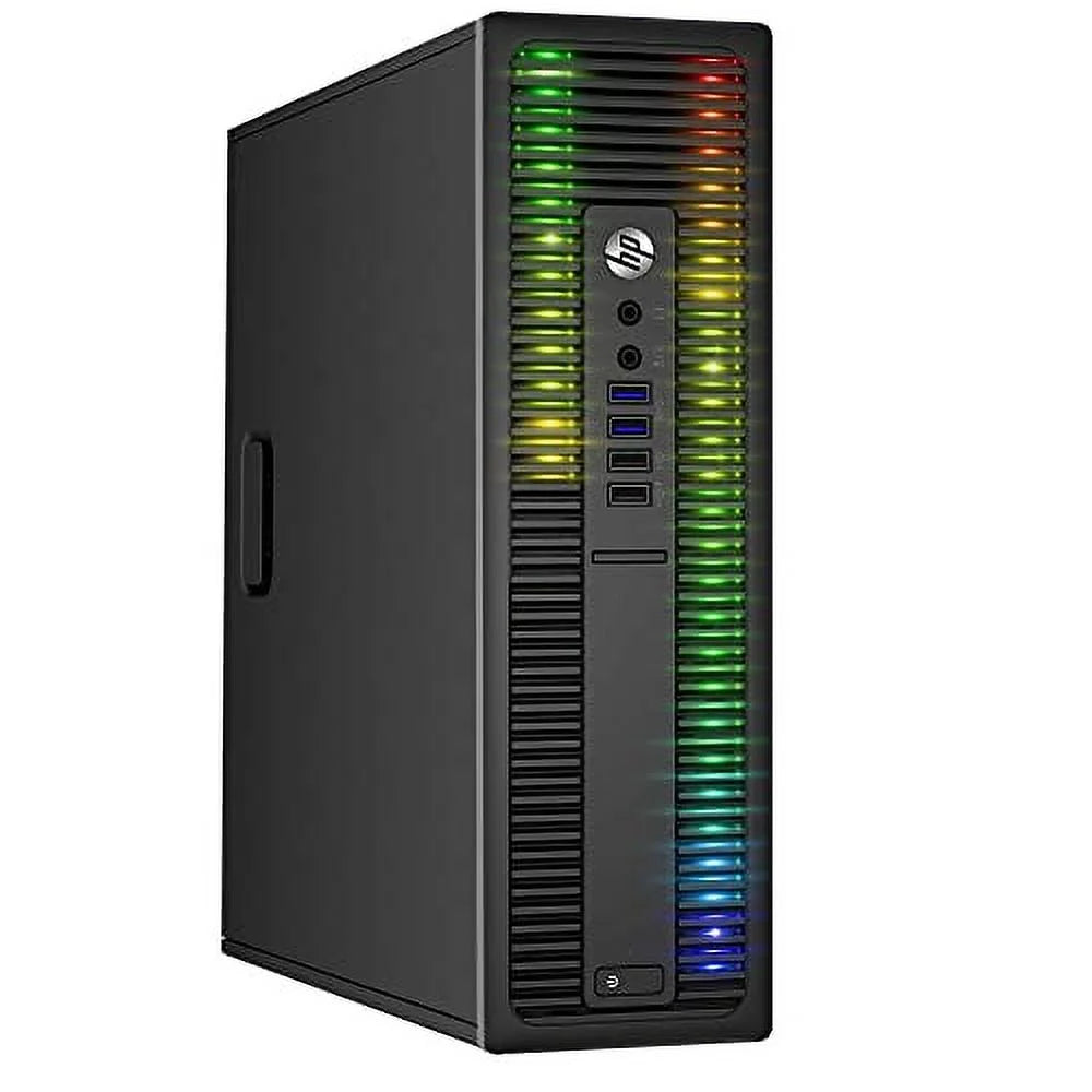Custom Built RGB PC with 24 Inch Monitor, Intel Core i5, 16GB RAM, 512GB SSD, Windows 10 Pro J2674