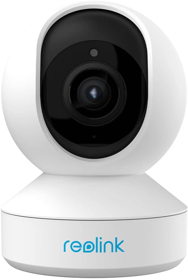 Indoor Security Camera, Reolink 5MP Super HD Plug-in WiFi Camera with Pan Tilt Zoom/ Motion Alerts, Ideal for Baby Monitor/ Pet Camera/Home Security, Dual Band WiFi, Multiple Storage Options, E1 Zoom