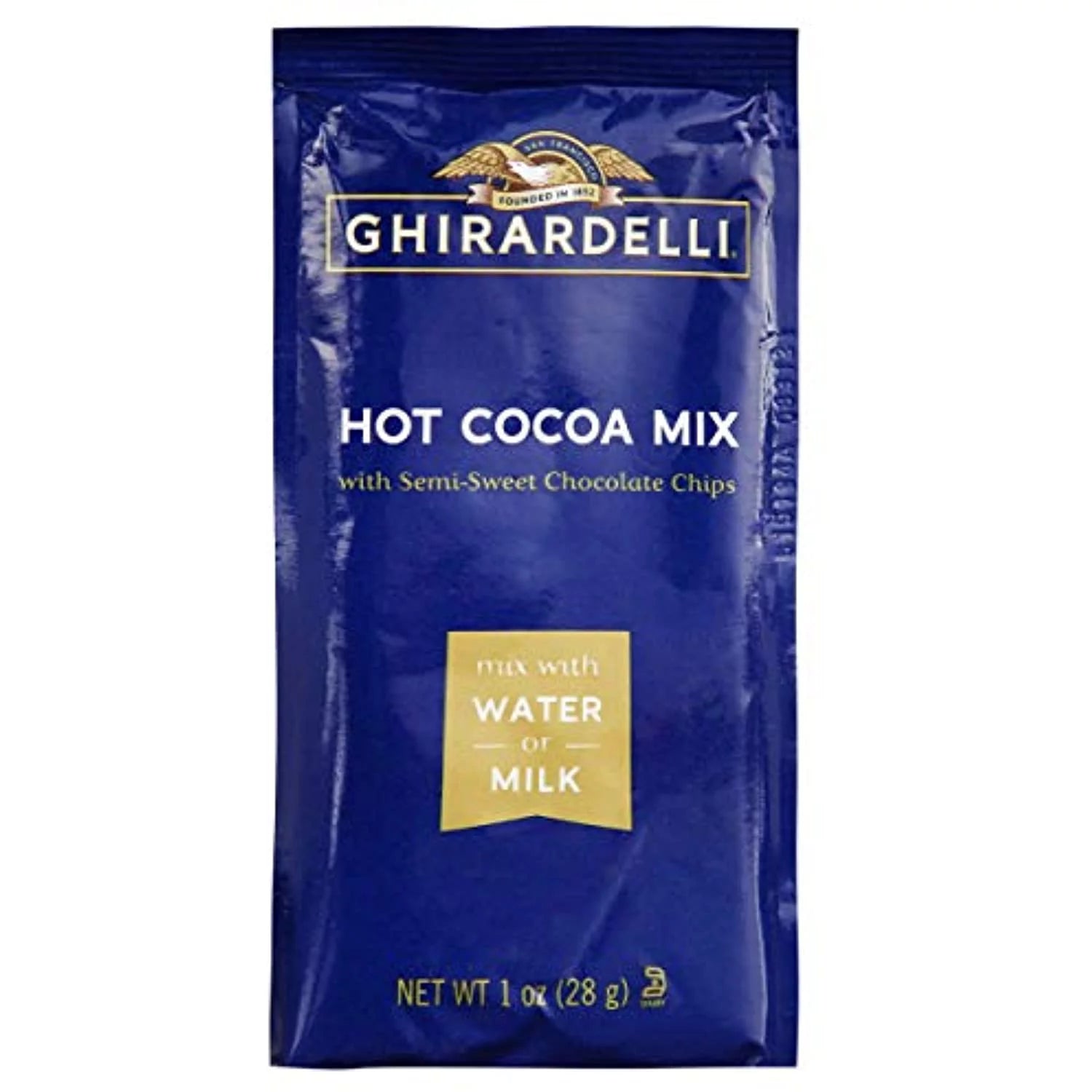 Hot Cocoa with Semi-Sweet Chocolate Chips, 2 Boxes of 8 Packets Y6961