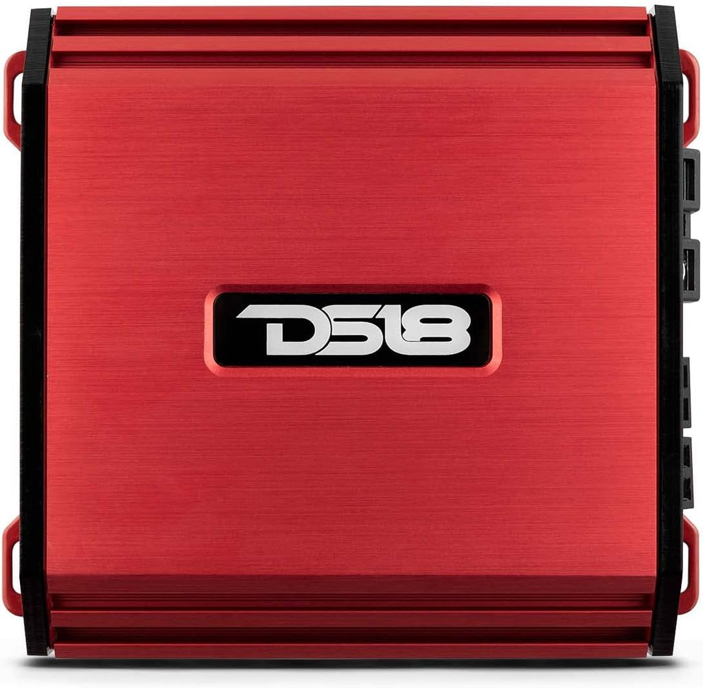 DS18 S-1500.4D/SL Car Audio Amplifier &ndash; 4 Channel, Full Range, Class D, 1500 Watts (Silver)