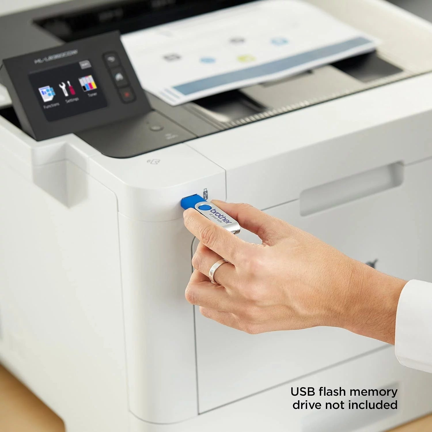 Color Laser Printer with Duplex Printing and Wireless Networking U25719