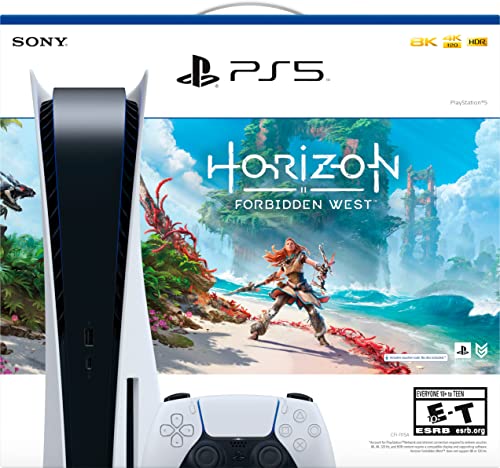 PS5 Console Horizon Forbidden West Bundle - 4K TV Gaming, 825GB SSD H176