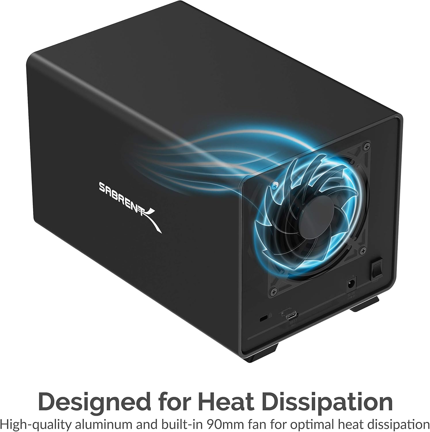 USB 3.0 to SATA Dual Bay External Hard Drive Docking Station for 2.5/3.5in HDD SSD with Cloner Function J42226