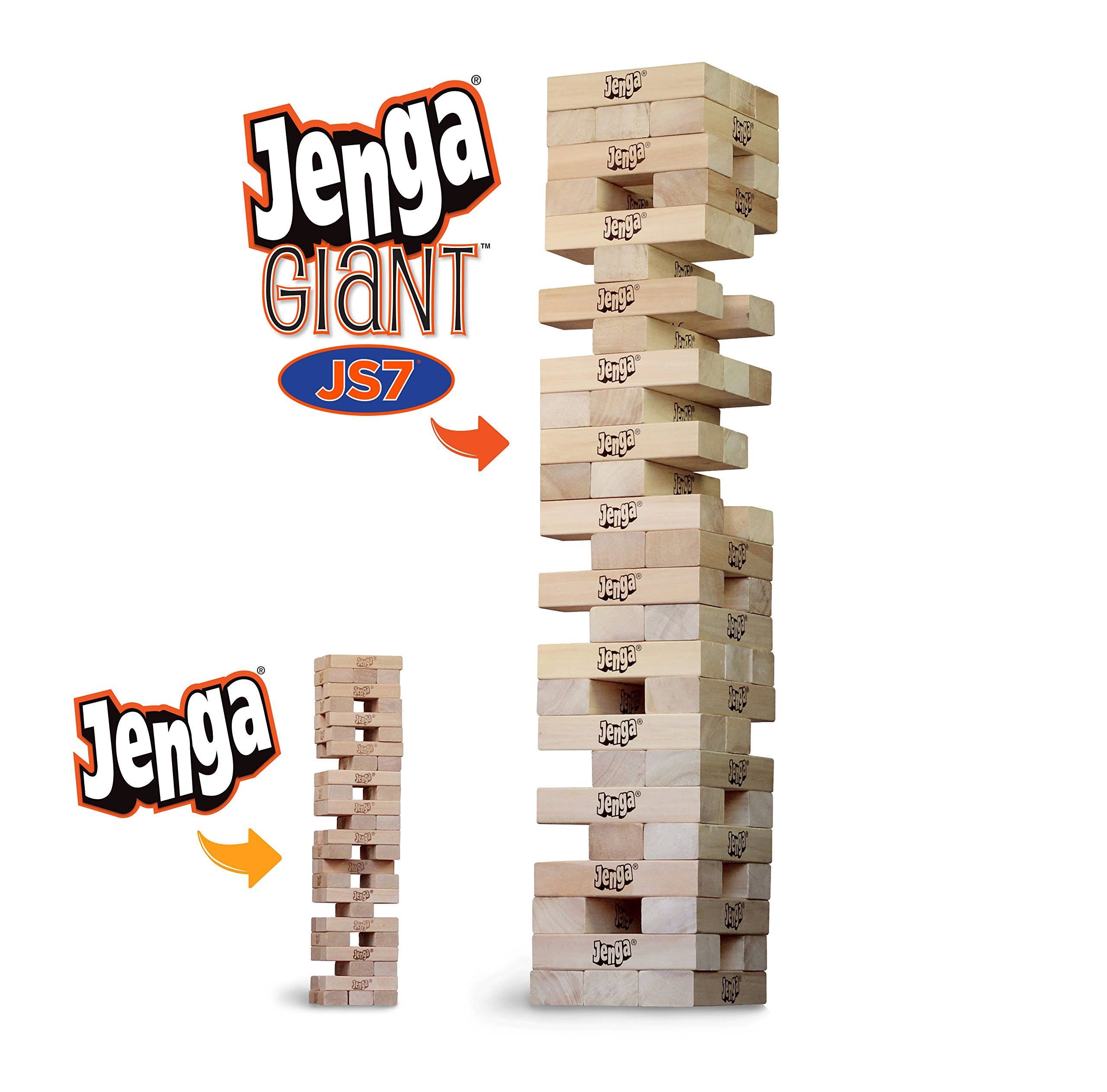 Giant Hardwood Stacking Game with Carry Bag T71993