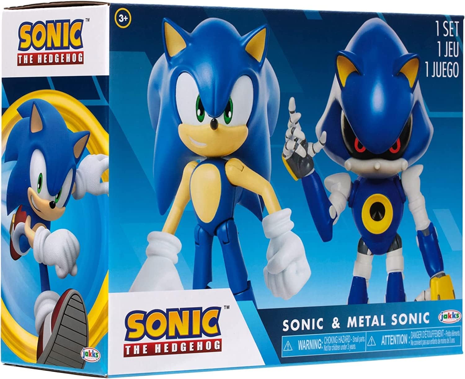 Sonic 4" Action Figure 2 Pack - Modern Sonic & Metal Sonic I910