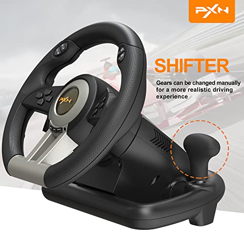 Racing Wheel for PC, PS4, PS3, Xbox Series X|S, Xbox One with Pedal O672481