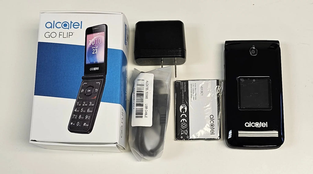 Unlocked 4G LTE Flip Phone - Black V831