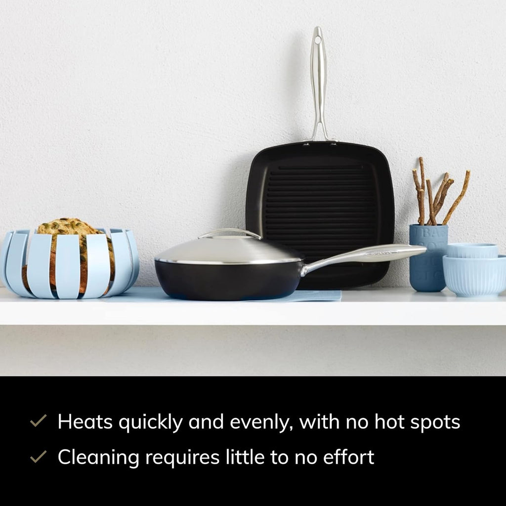 10.5" Square Grill Pan - Nonstick, Oven Safe M201693