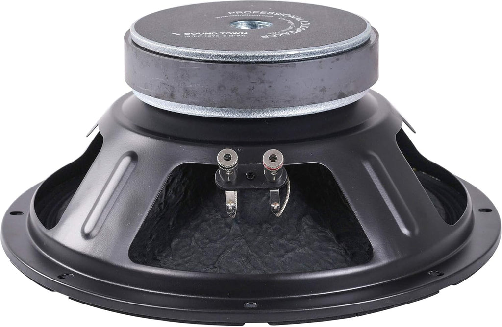 Sound Town 12" Raw Woofer Speaker, 300 Watts Pro Audio PA DJ Replacement Low Frequency Driver (STLF-1270) Pack of 2