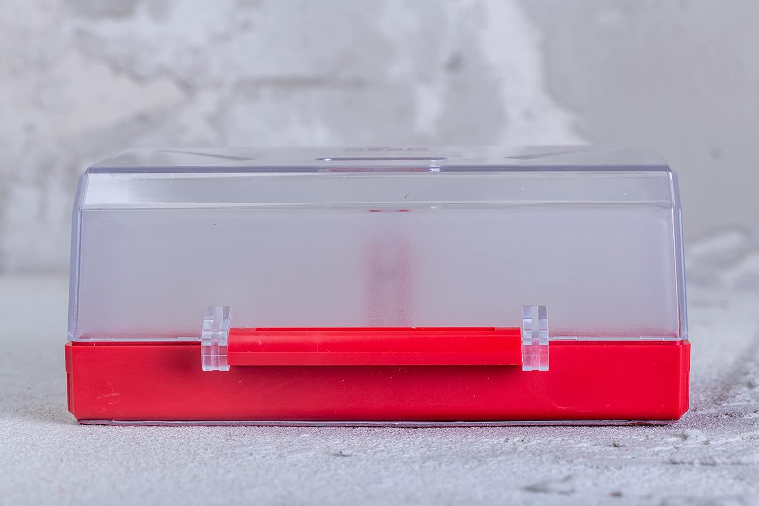 Emergency Stop Button Lockout, Rectangular, Transparent Cover, Pack of 2 F21861