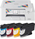 Brother Sublimation Printer and 4-Color Sublimation Ink Cartridge Set