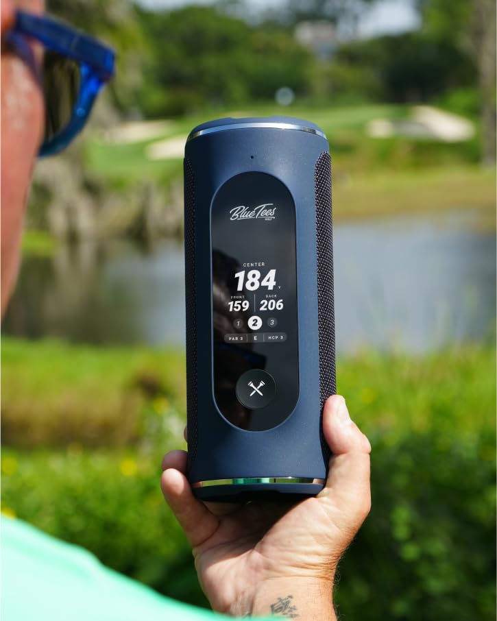 GPS Speaker with Touch Screen Display, 10+ Hours Battery, IPX7 Waterproof W192712