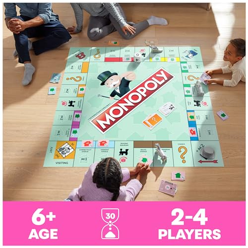 Giant Edition Family Board Game with Oversized Gameboard Cards Spinner U7841